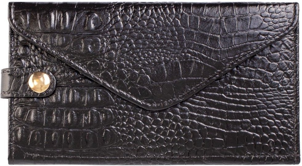 Imagem principal Carteira feminina de couro croco Clara 10,5x19cm Andrea Vinci vermelho Andrea Vinci vermelho