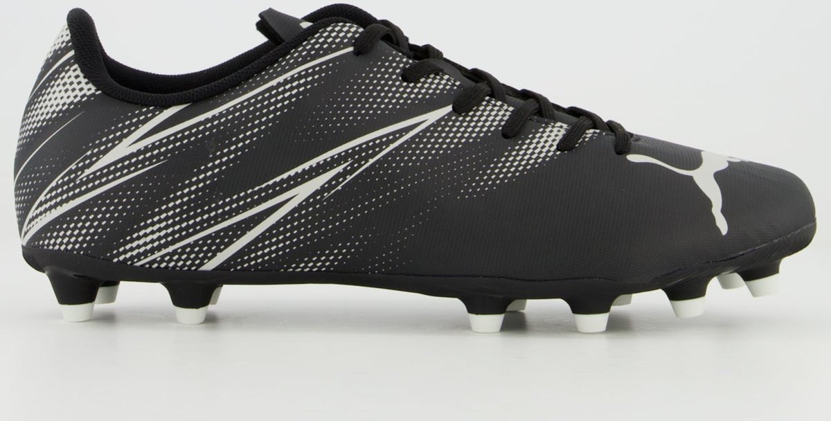 Chuteira Puma Attacanto FG/AG BDP Campo Preta e Cinza