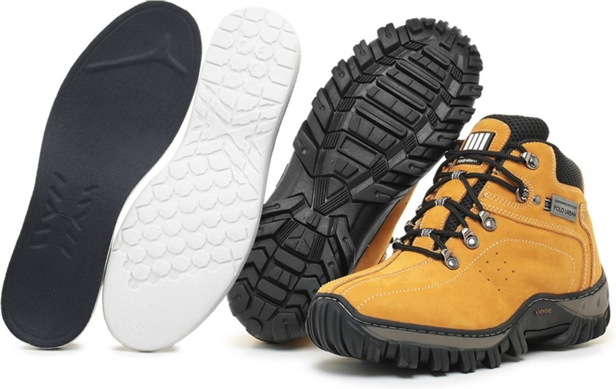 Bota Coturno Masculino Adventure Americano em Couro