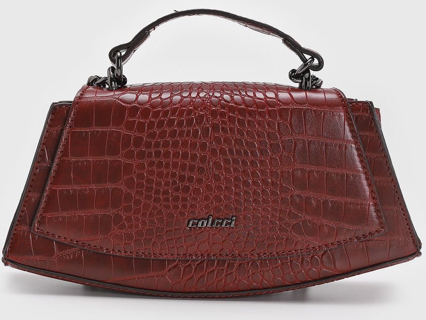 Bolsa Feminina Colcci Texturizada Croco