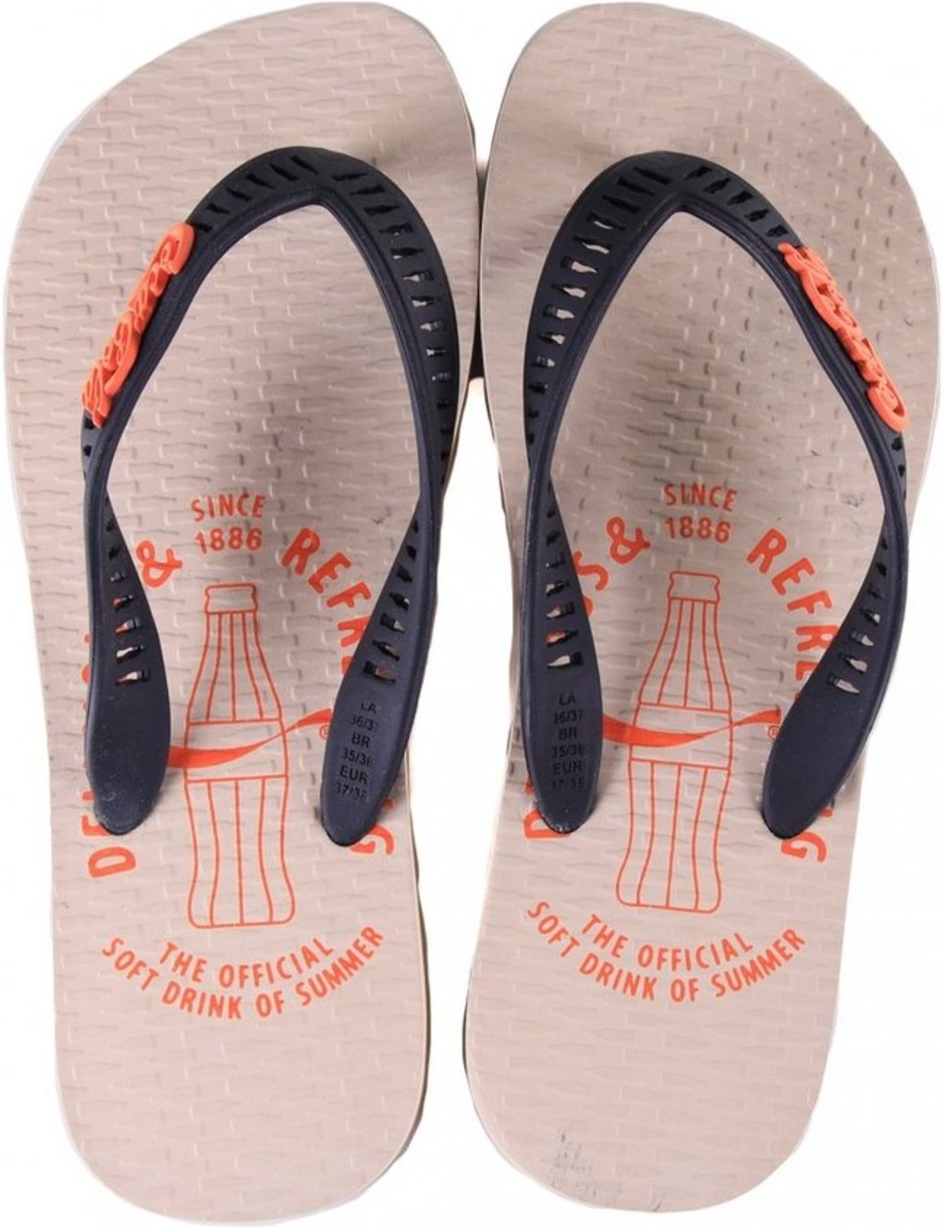 Imagem principal Chinelo Coca-Cola Cc4505 Coca-cola Off-white off-white white Coca-Cola off-white white