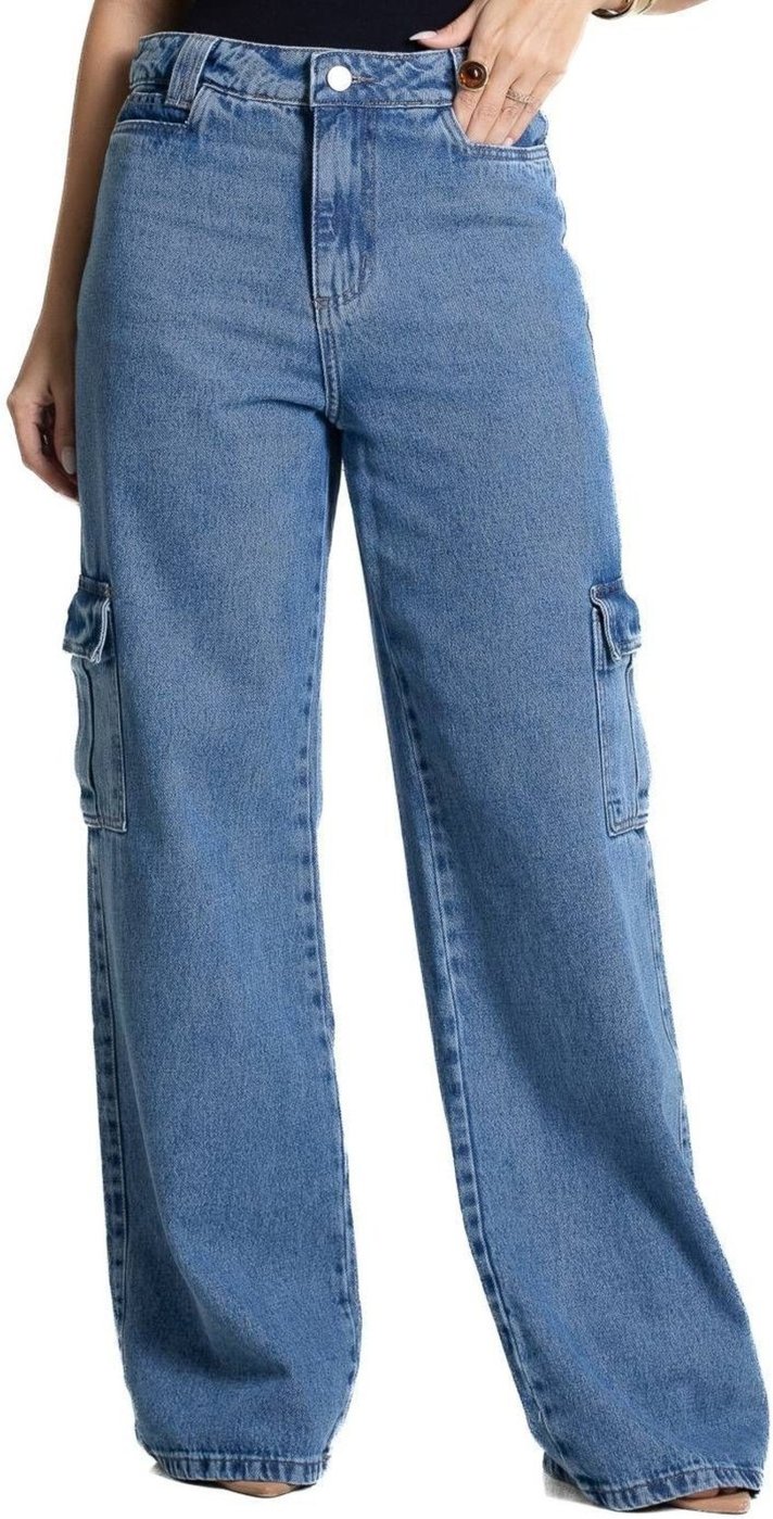 Calça Jeans Sawary Wide Leg - 282002