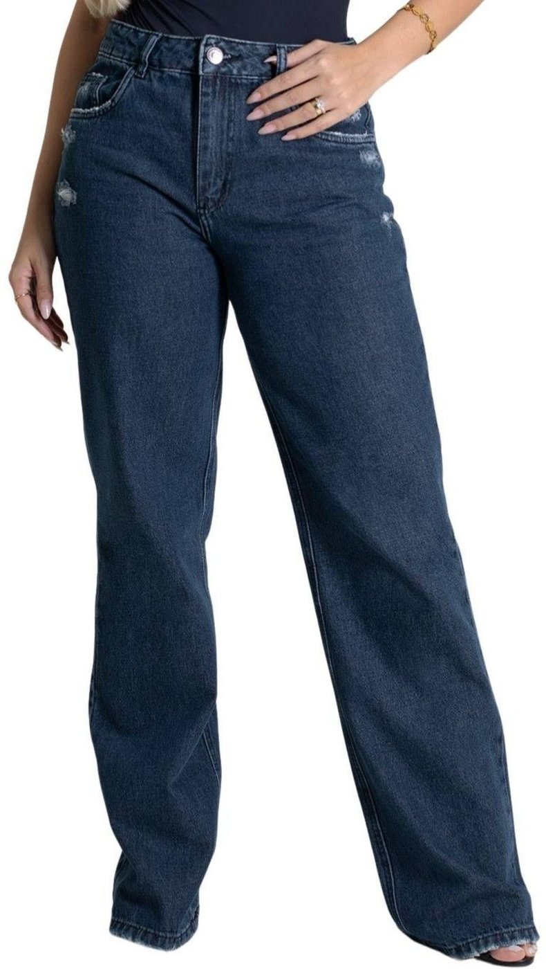 Calça Jeans Sawary Wide Leg - 279699
