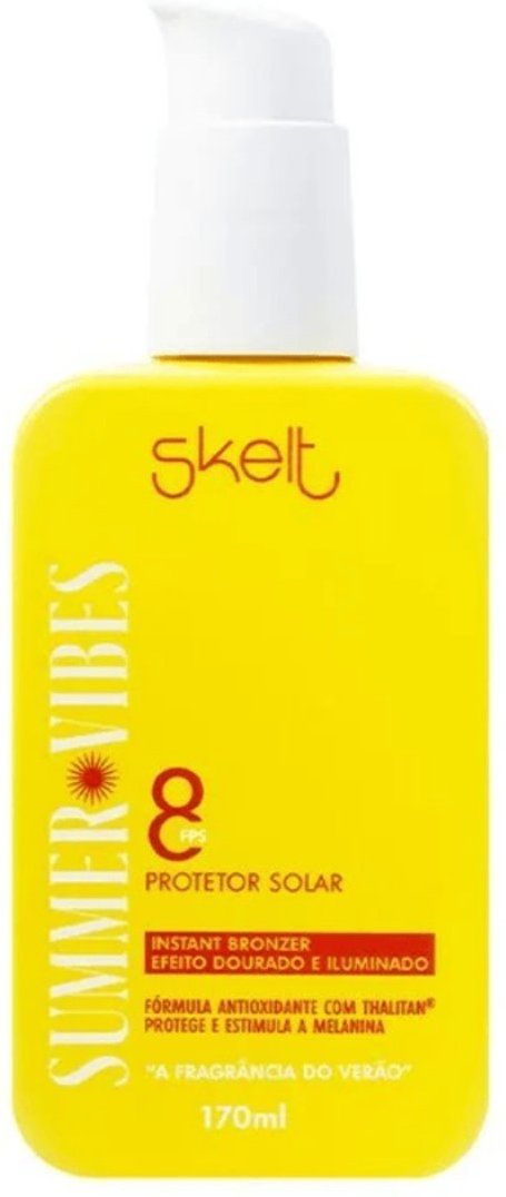 Skelt Summer Vibes Instant Bronzer FPS8 - Protetor Solar Bronzeador 170ml
