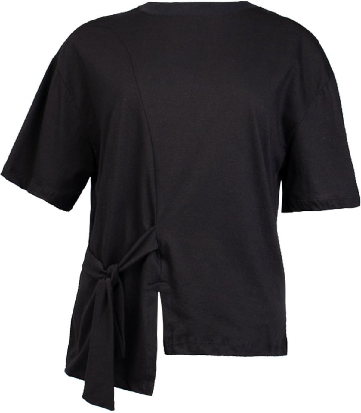 Imagem principal Blusa Feminina Babicat Assimétrica Amarração preto Babicat preto