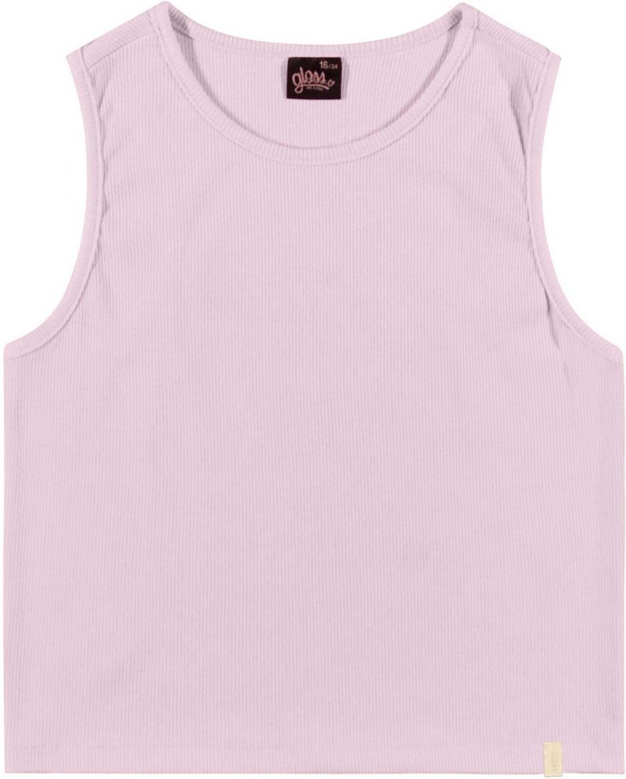 Imagem principal Infantil - Regata Básica Juvenil para Menina Gloss branco Gloss branco