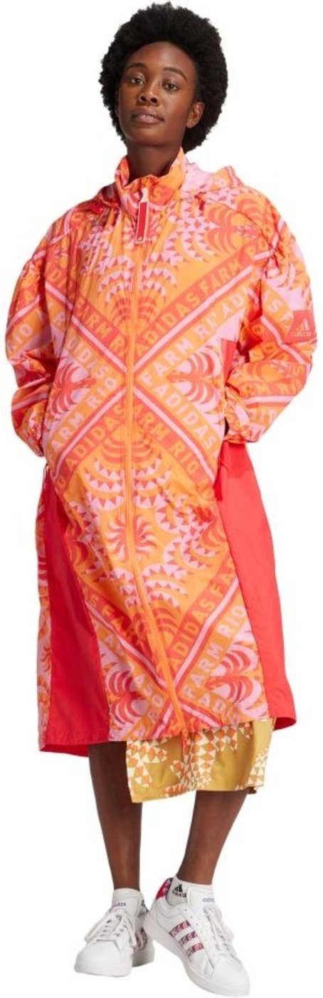 Imagem principal Jaqueta adidas x FARM Rio MYSHELTER adidas Sportswear rosa adidas Sportswear rosa