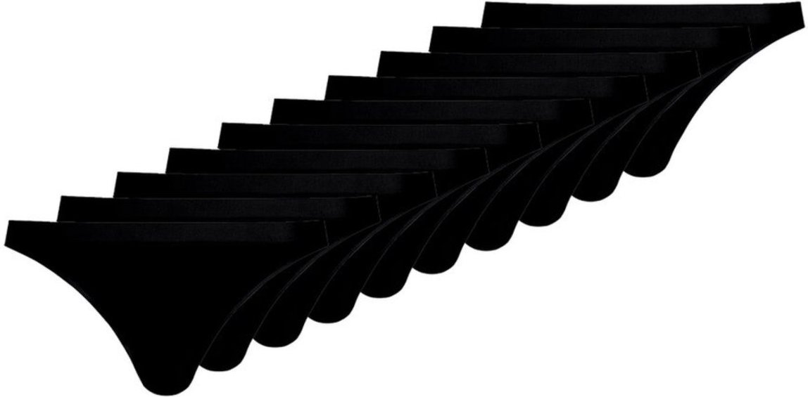 Imagem principal Kit com 10 Calcinhas Fio Dental Loba 40600-001 Colorido Lupo preto Lupo preto