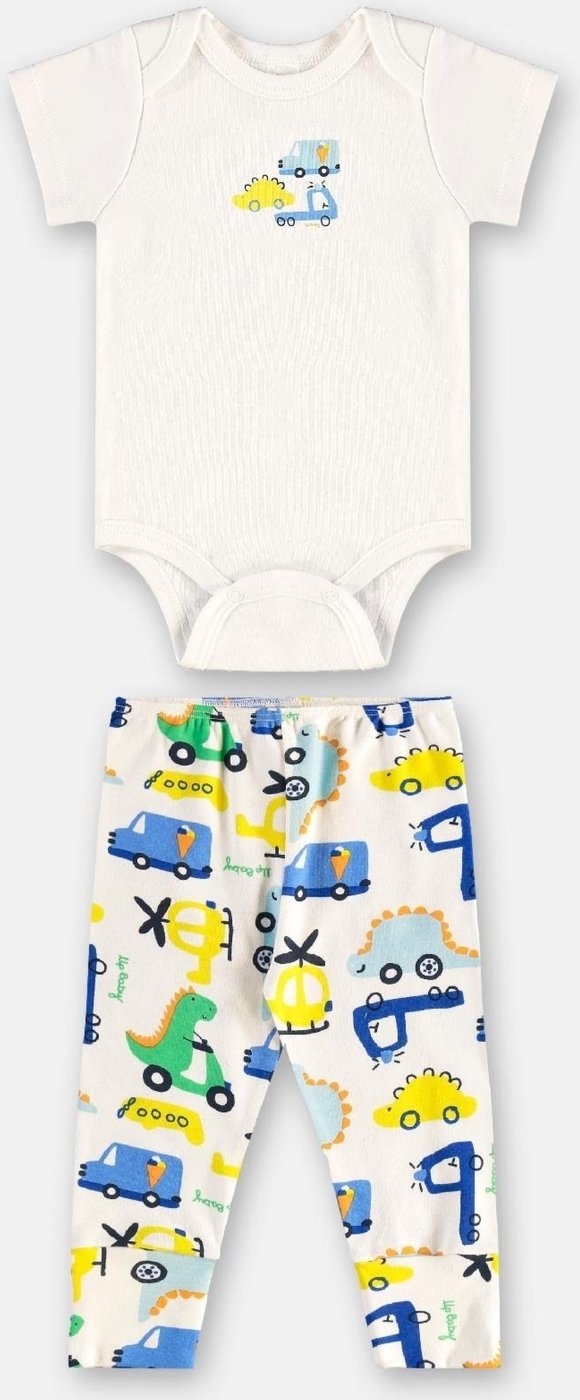 Imagem principal Infantil - Conjunto Suedine Essentials Body Up Baby Off-White off-white white Up Baby off-white white