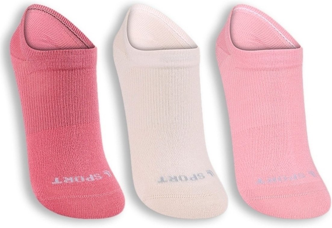 Imagem principal Kit 3 Pares de Meias Invisível Lupo rosa Lupo rosa