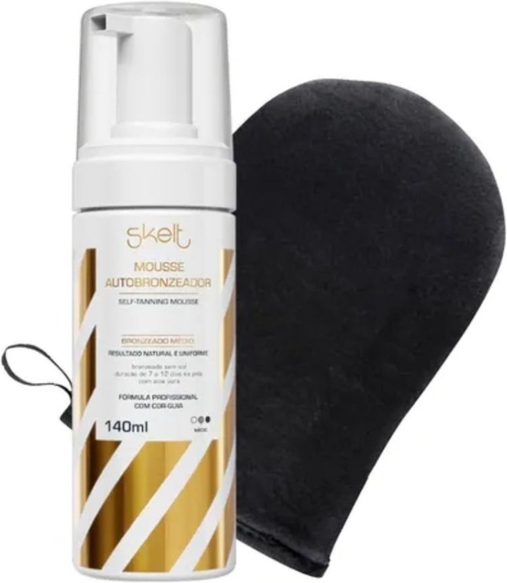 Imagem principal Skelt Autobronzeador Em Mousse + Luva Aplicadora unico Skelt unico