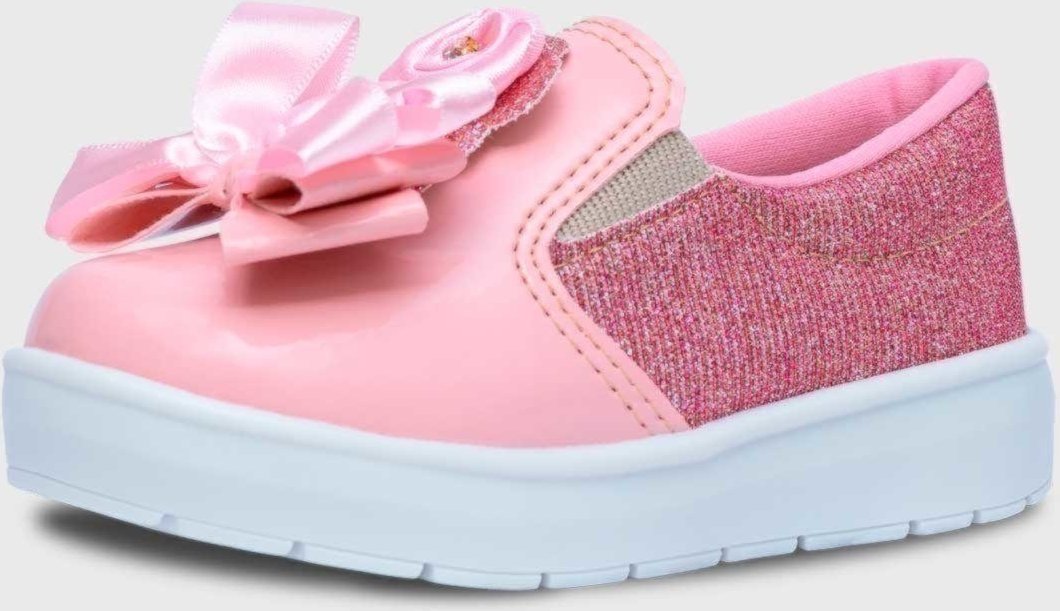 Imagem principal Infantil - Tênis Slip On Feminino Pópidi Laço Flores rosa Pópidí rosa