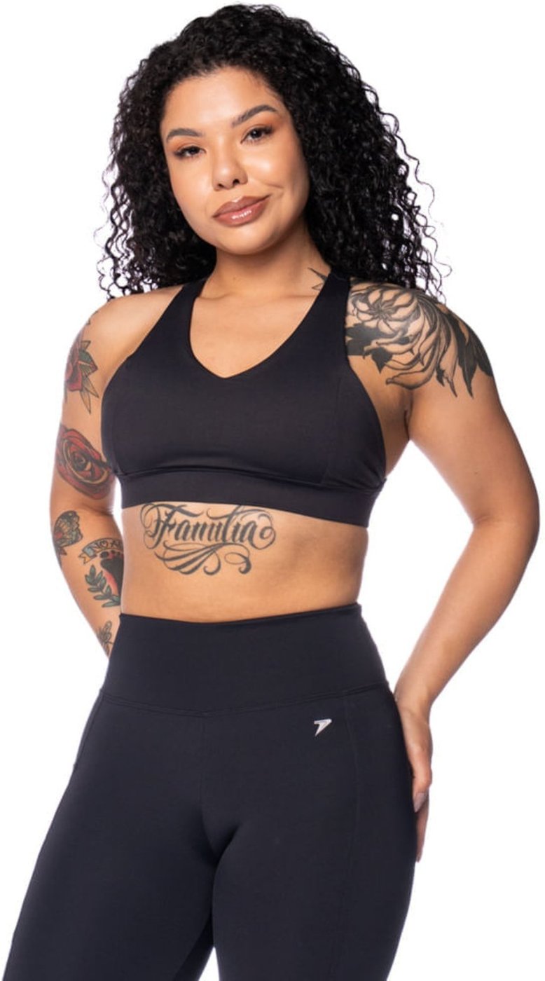 Imagem principal Top Feminino Fila Pocket Life Slim Flow UV50+ preto Fila preto