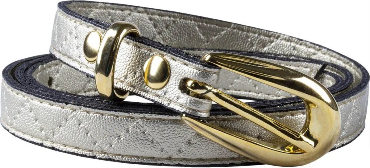 Cinto Feminino Matelassê Artlux FM7708 Ouro