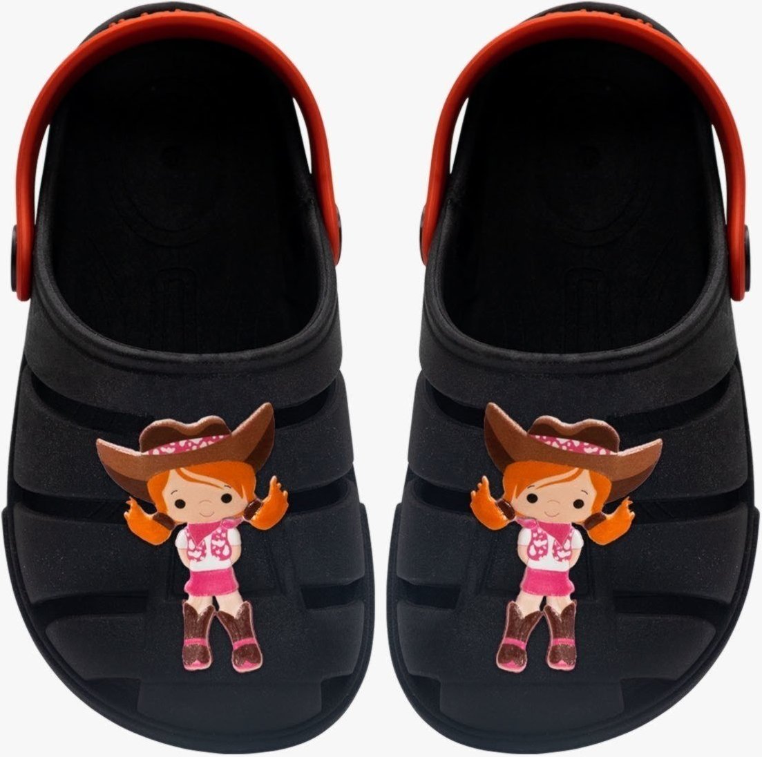 Imagem principal Infantil - Sandalia Babuche Feminino Pópidi Chinelo Cowgirl preto Pópidí preto