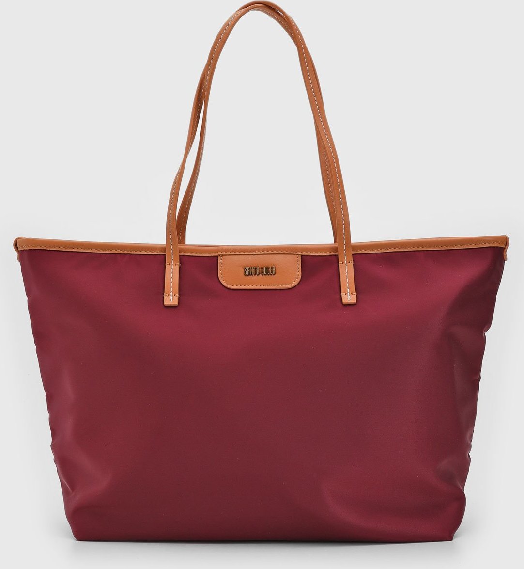 Bolsa Tiracolo Santa Lolla Tote Grande Roxa
