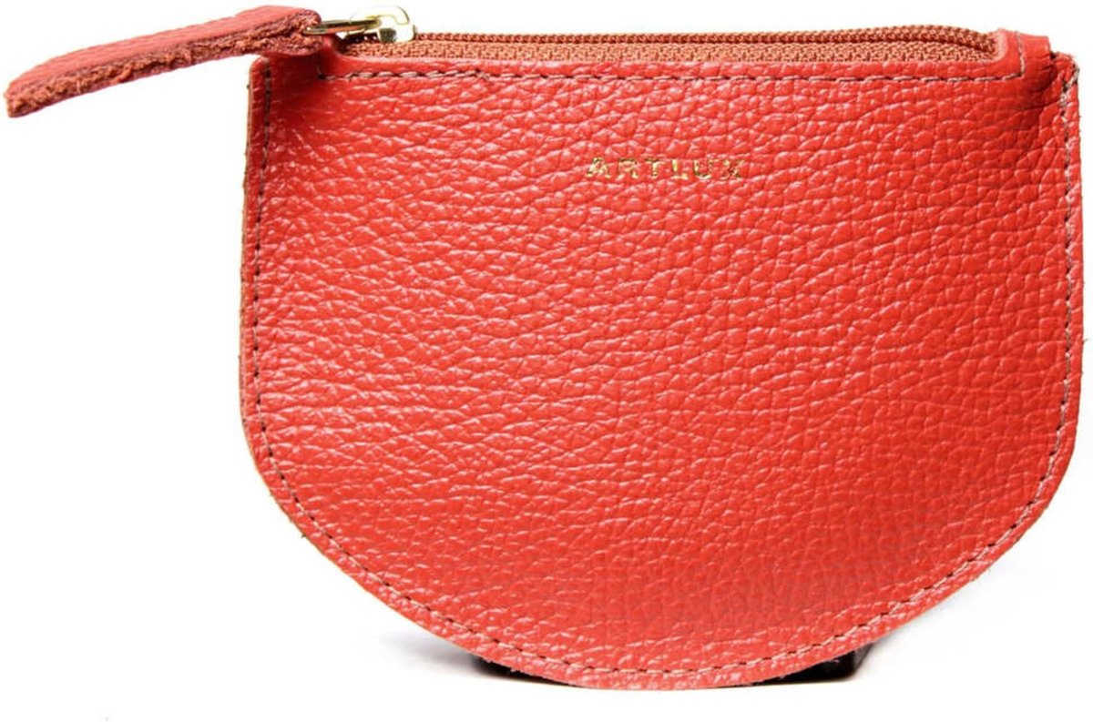 Imagem principal Porta Moedas em Couro Artlux Laranja 3065 Artlux preto