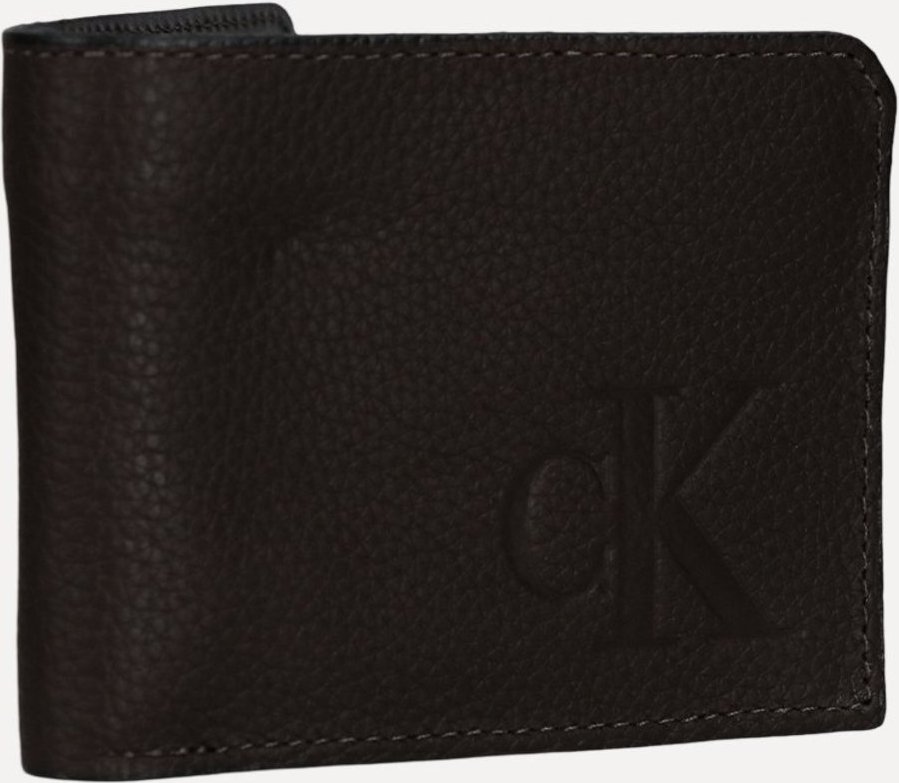 Imagem principal Carteira Calvin Klein Jeans C0uro CKJ Queima Logo Café marrom Calvin Klein marrom