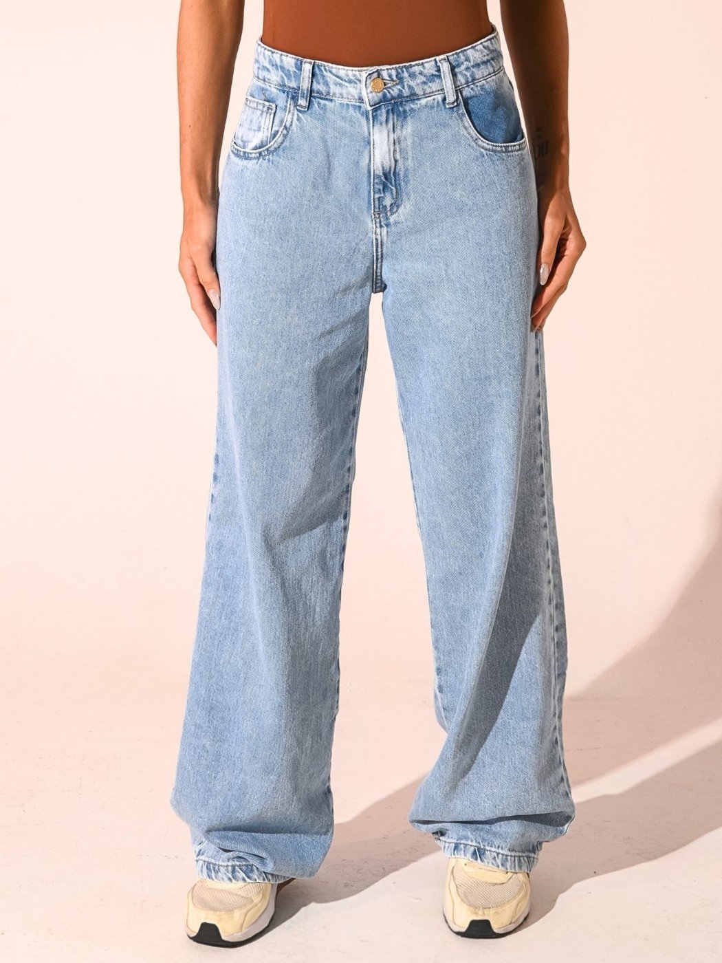 Infantil - Calça Jeans Feminina Skate Baggy Boyfriend Clara