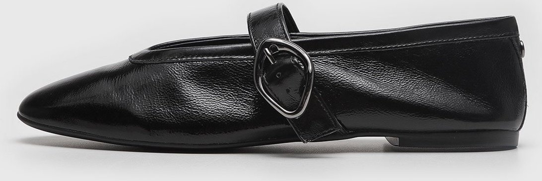 Imagem principal Sapatilha Feminina Loucos e Santos Verniz Preta preto Loucos e Santos preto