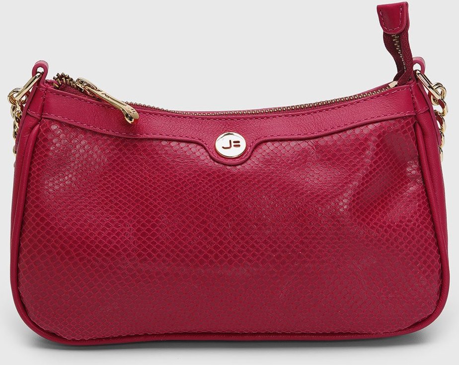 Bolsa Pequena Feminina Jorge Bischoff Texturizada Pink