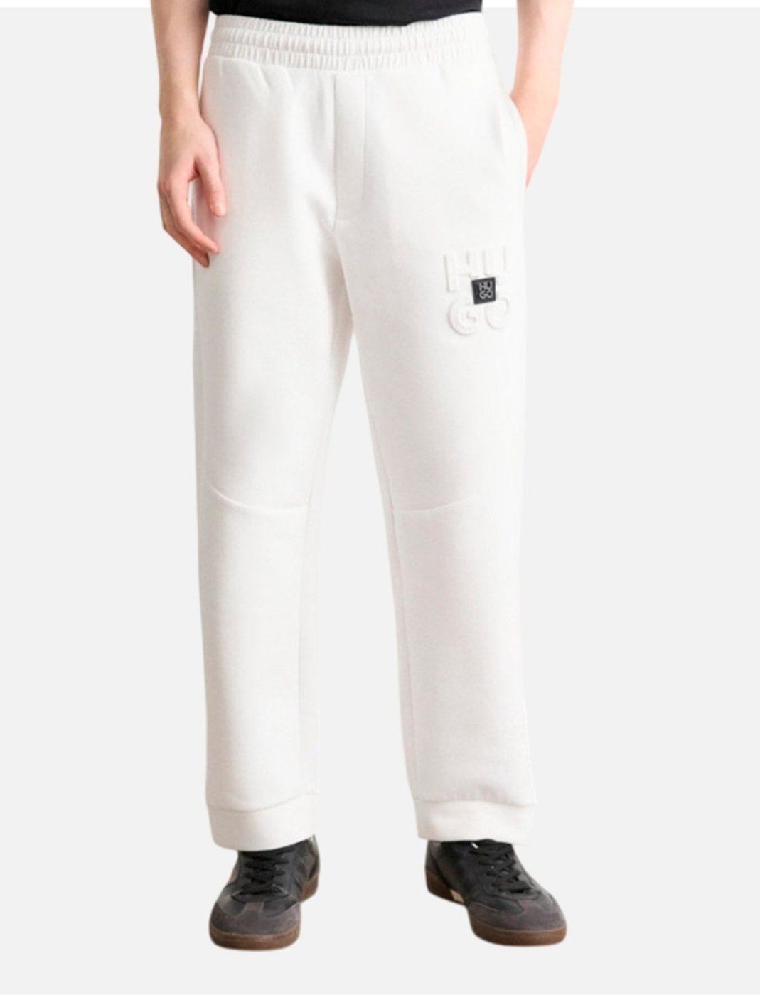 Imagem principal Calça Hugo Boss Masculina Moletom Regular Fit Debospant Branca branco Hugo Boss branco