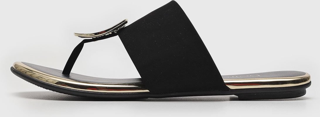 Imagem principal Rasteira Feminina Beira Rio Detalhe Metálico Preta preto BEIRA RIO preto