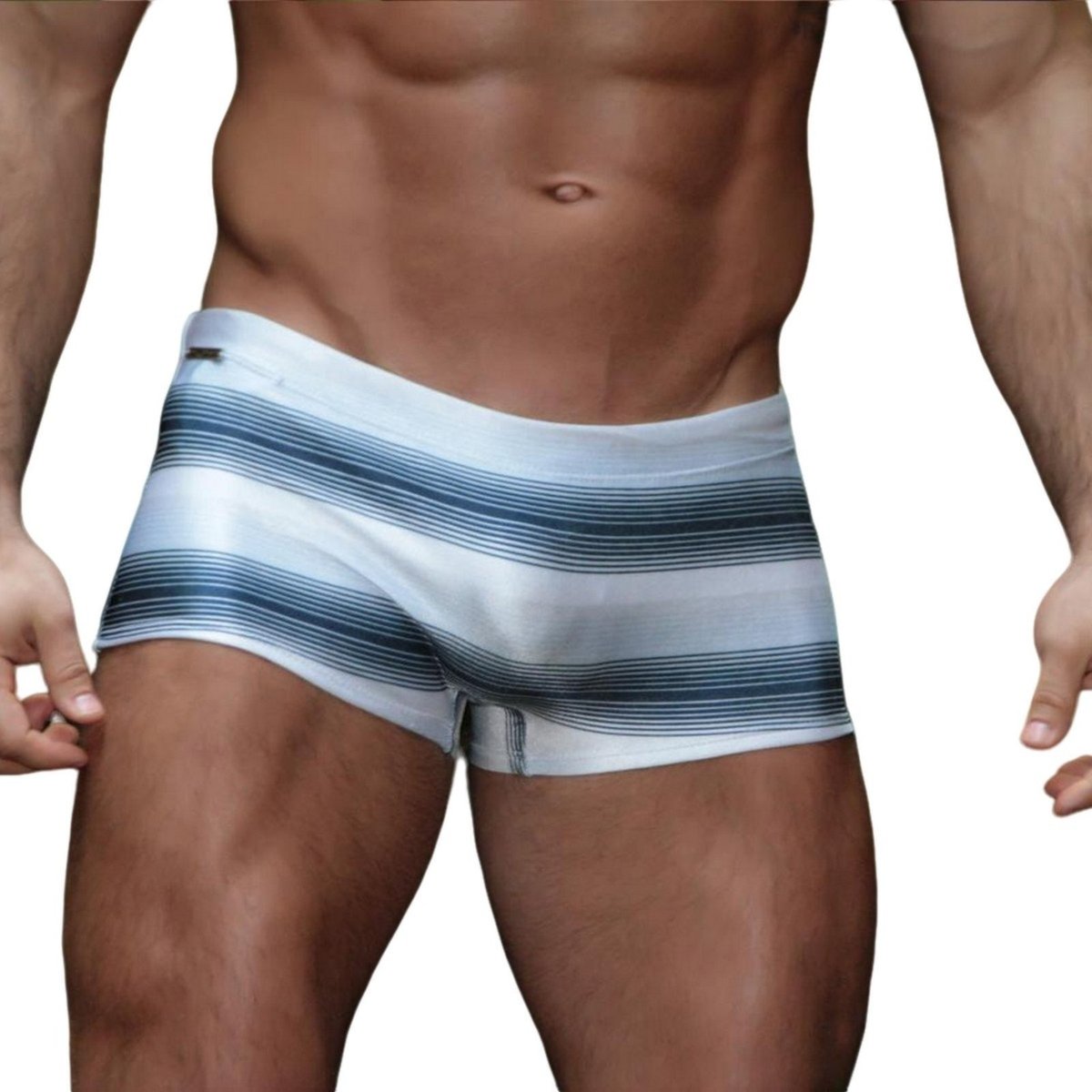 Sunga Boxer Grigo Collection Ocean com bolso