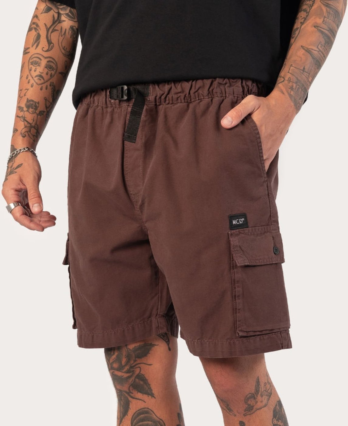 Imagem principal Shorts Sarja Loose MCD marrom MCD marrom