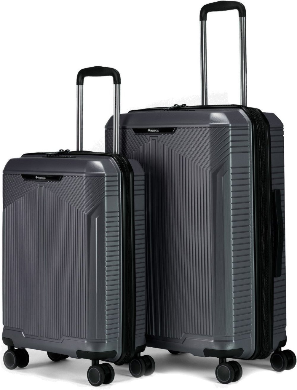 Kit 2 Malas De Viagem ABS Rígido Primicia Rodinhas 360° Reforçada com Cadeado TSA Espaçosa