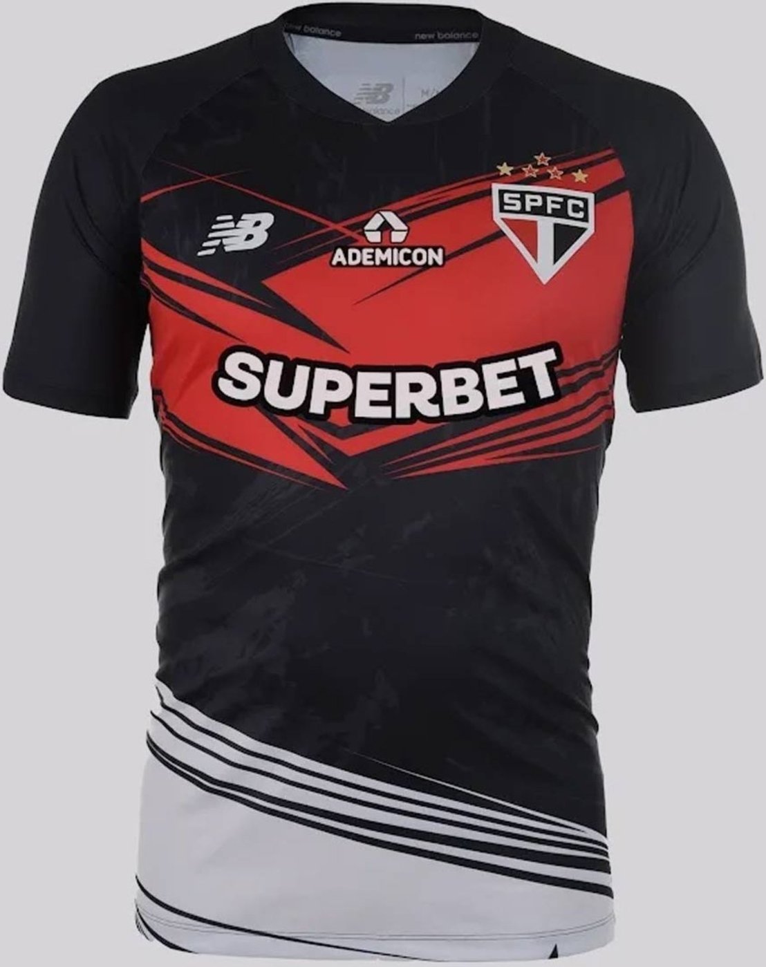 Imagem principal Camisa New Balance São Paulo Goleiro I 2025 preto New Balance preto