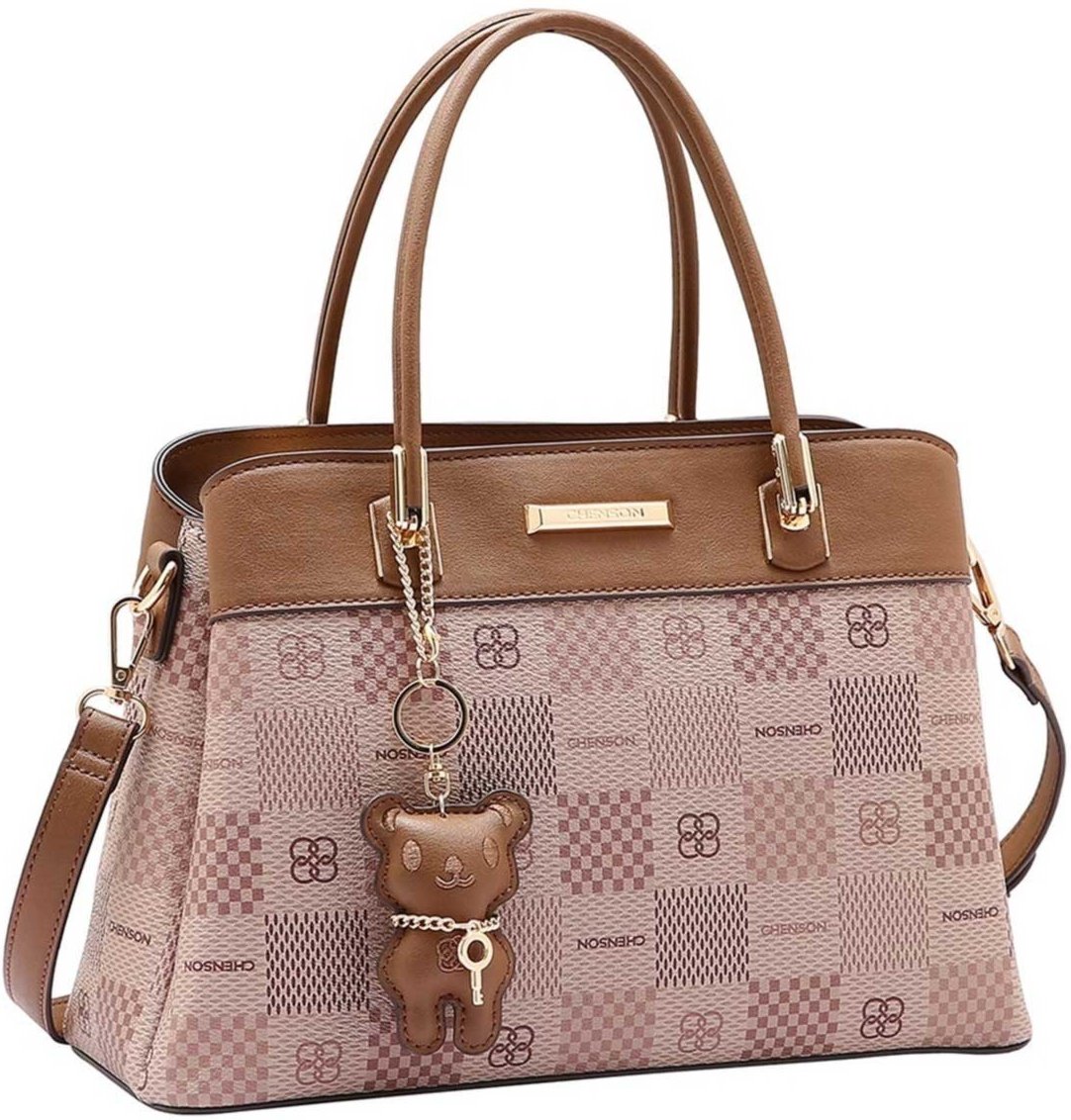 Bolsa Feminina Chenson Original Elemento Gráfico Mão Natural 3485095