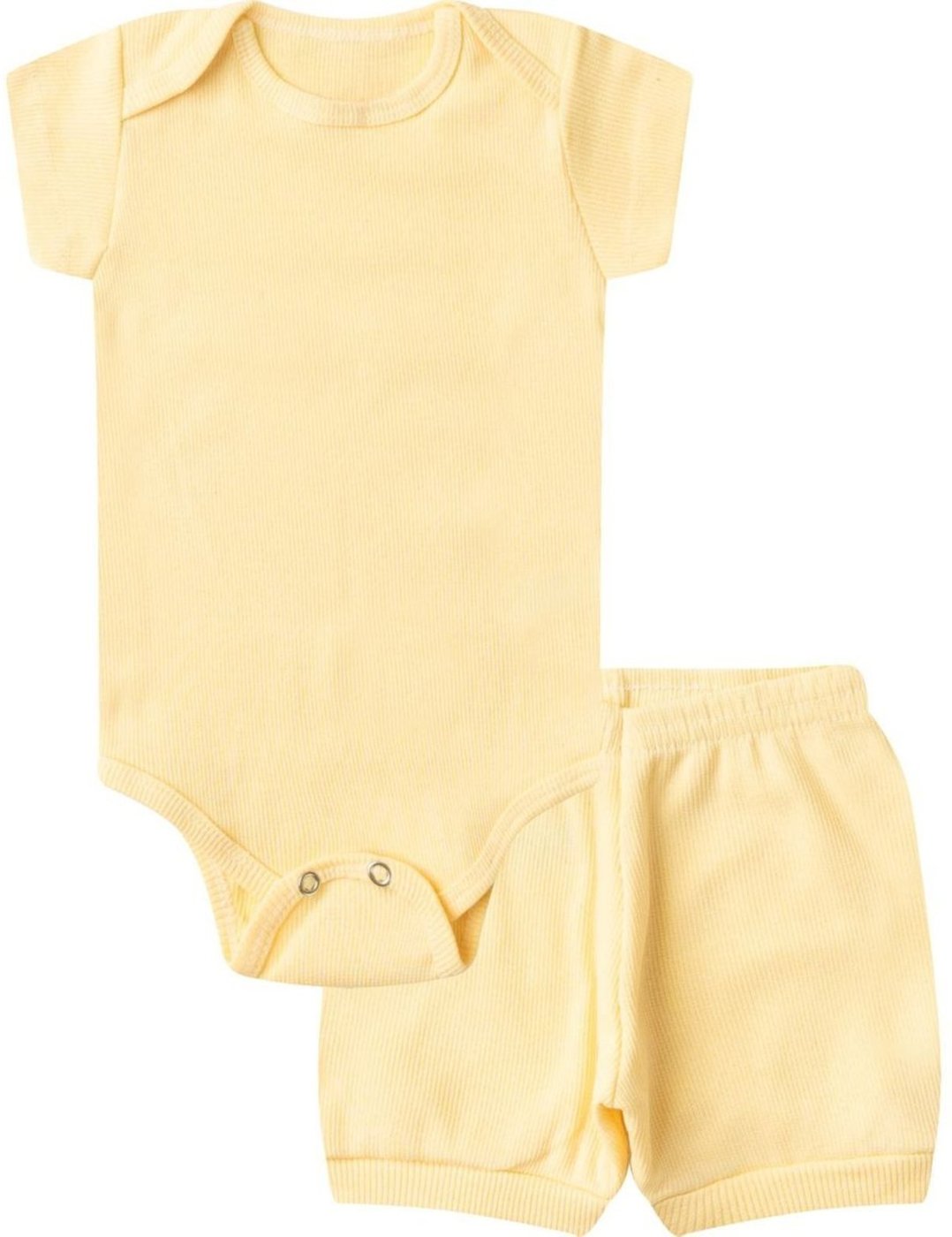 Imagem principal Infantil - Kit Body Curto Canelado 2 Peças Select azul Select azul