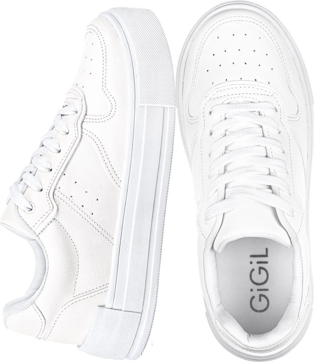 Tenis Casual Feminino Gigil Recortes Retrô