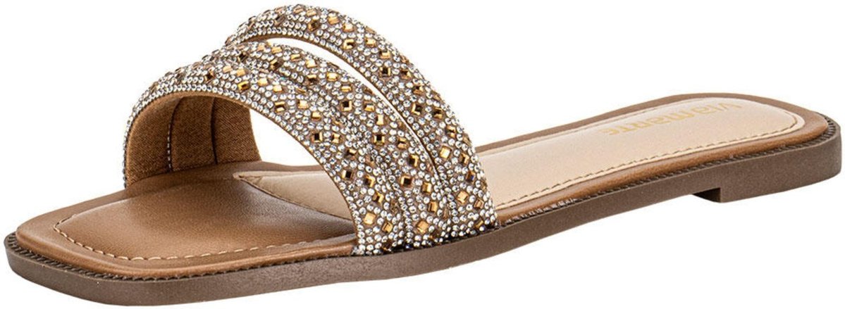 Imagem principal Tamanco Feminino Flat Via Marte 291006 5830291 dourado VIA MARTE dourado