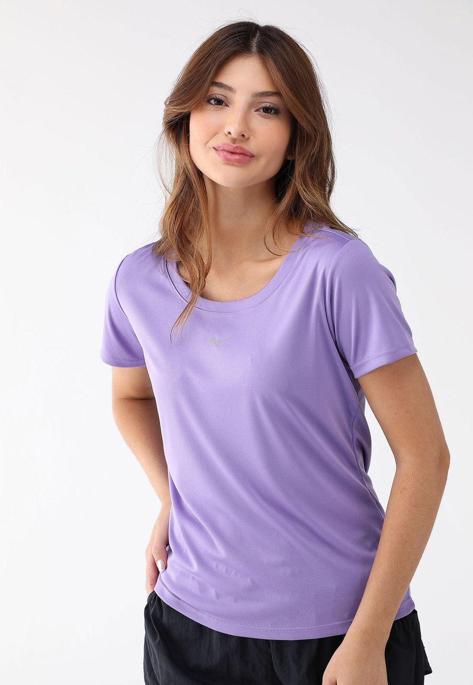 Camiseta Mizuno Reta Run Spark Roxa