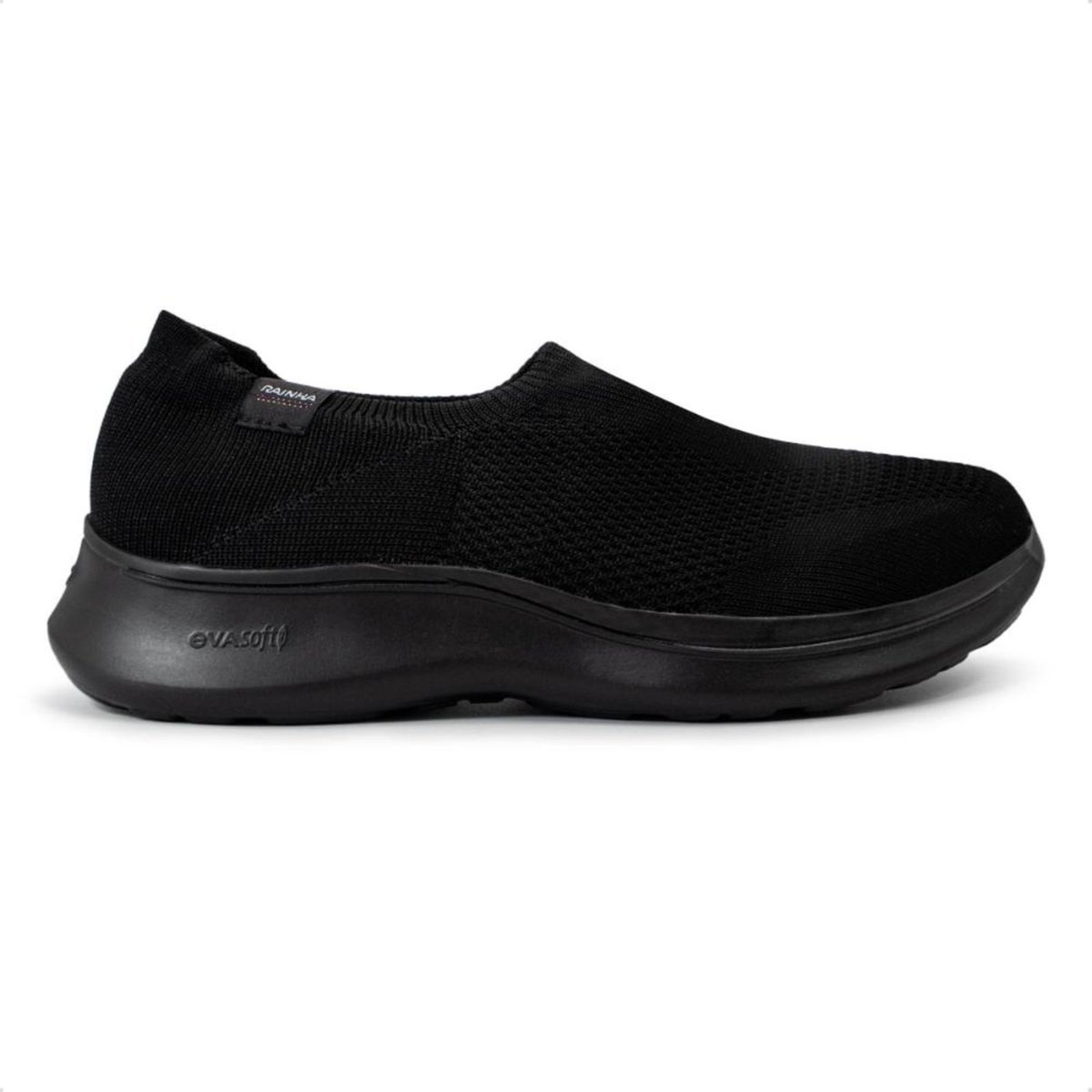Imagem principal Tênis Rainha Slip On Feminino Charm preto Rainha preto