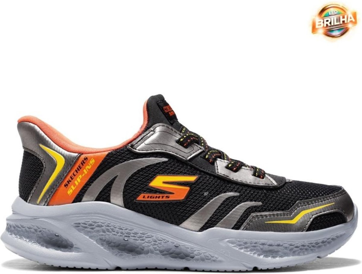 Imagem principal Infantil - Tênis Skechers Meteor Lights Brisk azul marinho Skechers azul marinho