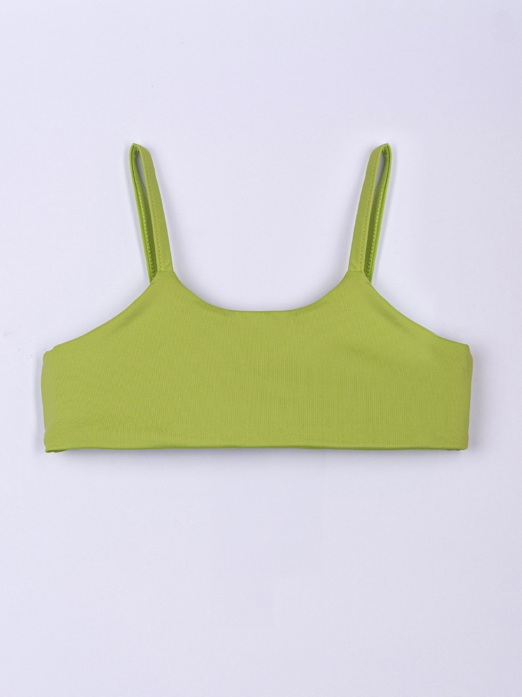 Imagem principal Infantil - Top Bugbee Sem Costura Alça Fina Gola Redonda em Malha Cyber Lime verde Bugbee verde