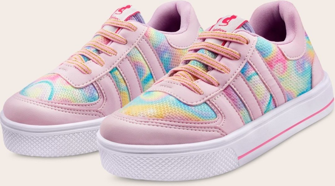 Infantil - Tênis Menina Calce Fácil Feminino Conforto Colorido