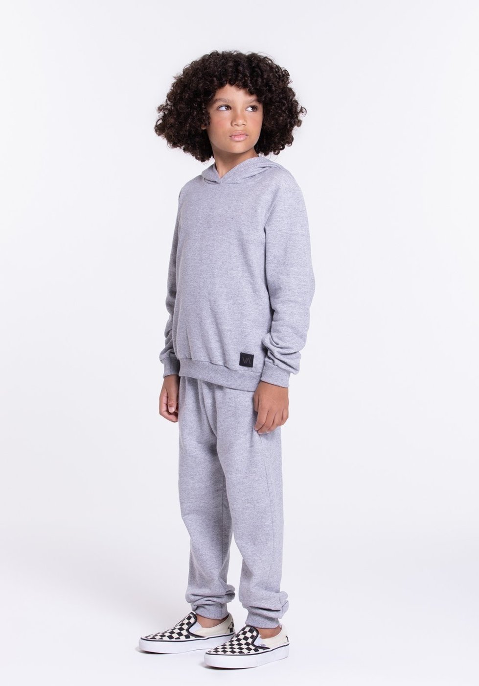 Imagem principal Infantil - Conjunto Moletom com Capuz Menino Mescla VIDA COSTEIRA cinza VIDA COSTEIRA cinza