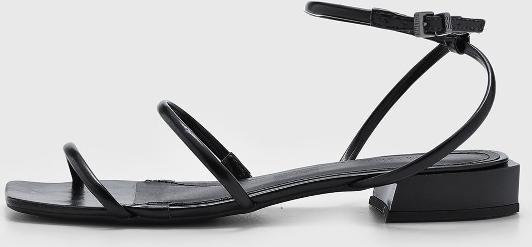 Imagem principal Sandália Feminina Santa Lolla Salto Baixo Tiras Preta preto Santa Lolla preto