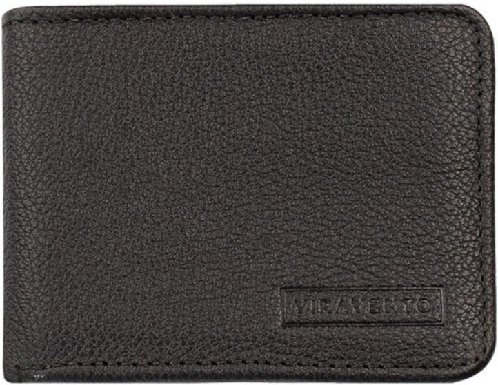 Imagem principal Carteira masculina pequena de couro floater Jack 8x10cm - Preta Vira Vento café Vira Vento café