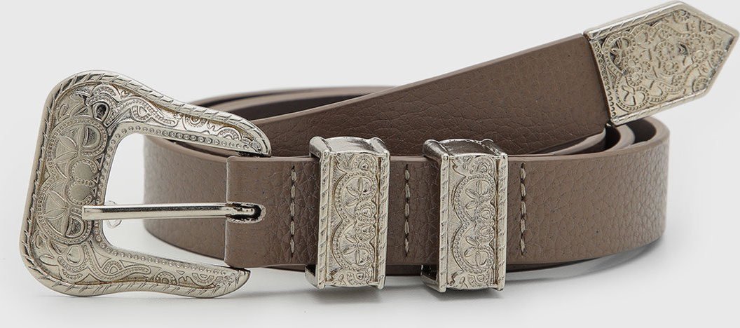 Cinto Feminino Luiza Barcelos Viena Ponteira Metálica