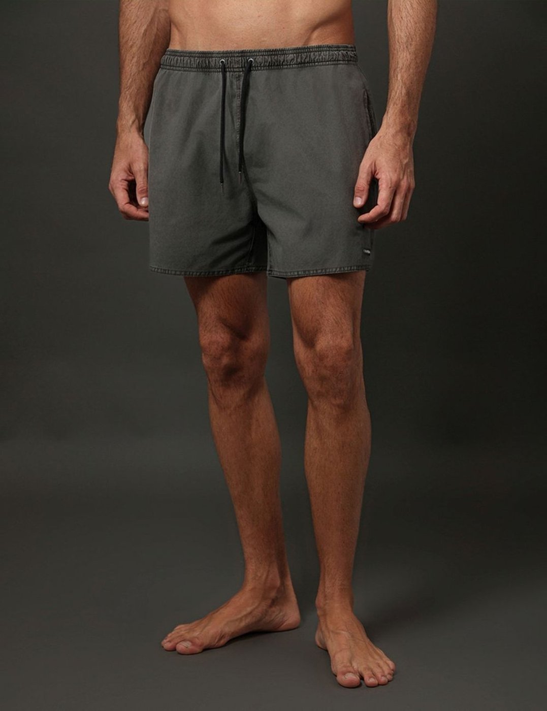 Imagem principal Shorts D'Água Masculino Pigmento Calvin Klein Swimwear - Chumbo Calvin Klein Jeans cinza Calvin Klein Jeans cinza