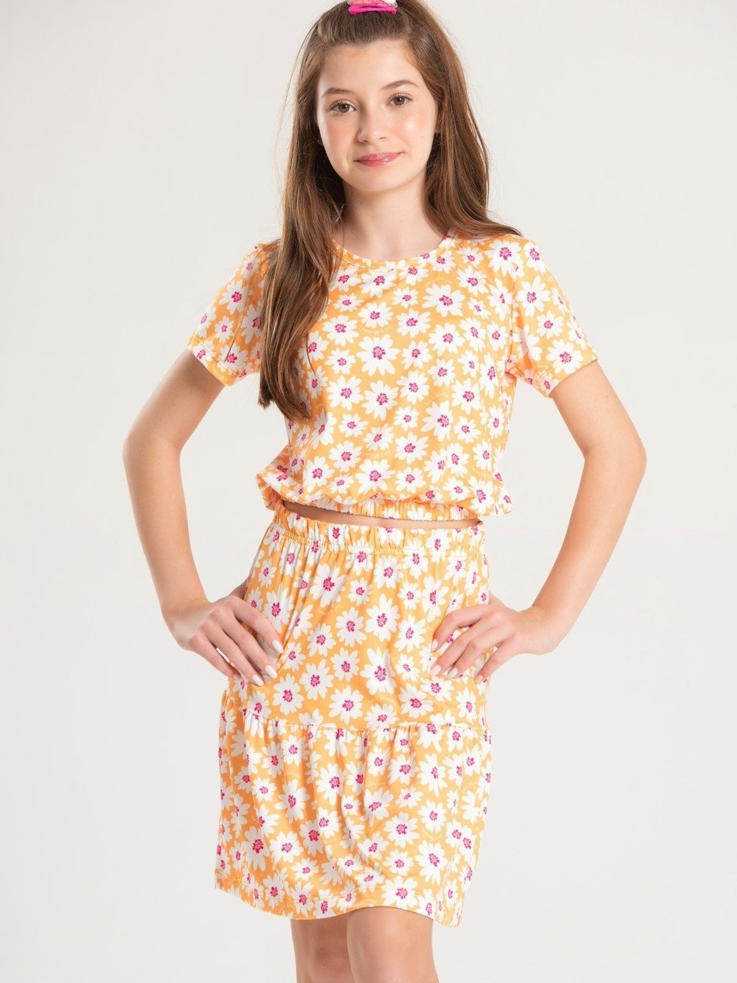 Imagem principal Infantil - Conjunto Platinum Encanto Das Flores PLATINUM KIDS laranja PLATINUM KIDS laranja