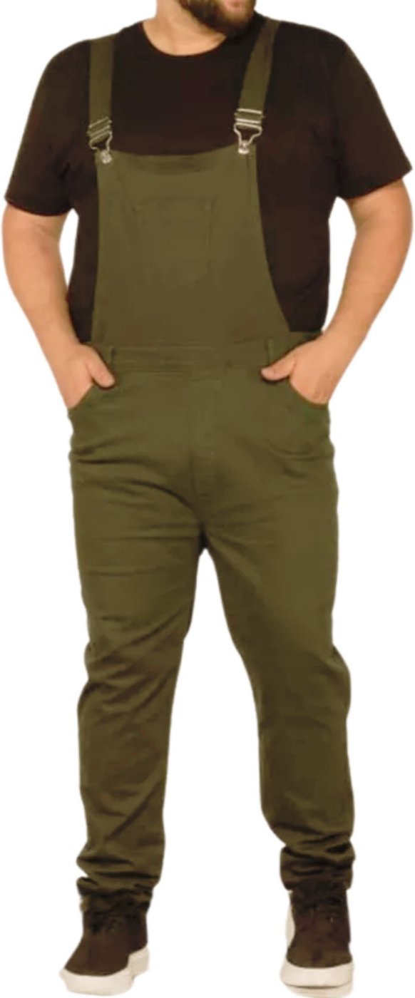 Imagem principal Macacão Masculino Jeans Light Jardineira verde JEANS LIGHT verde