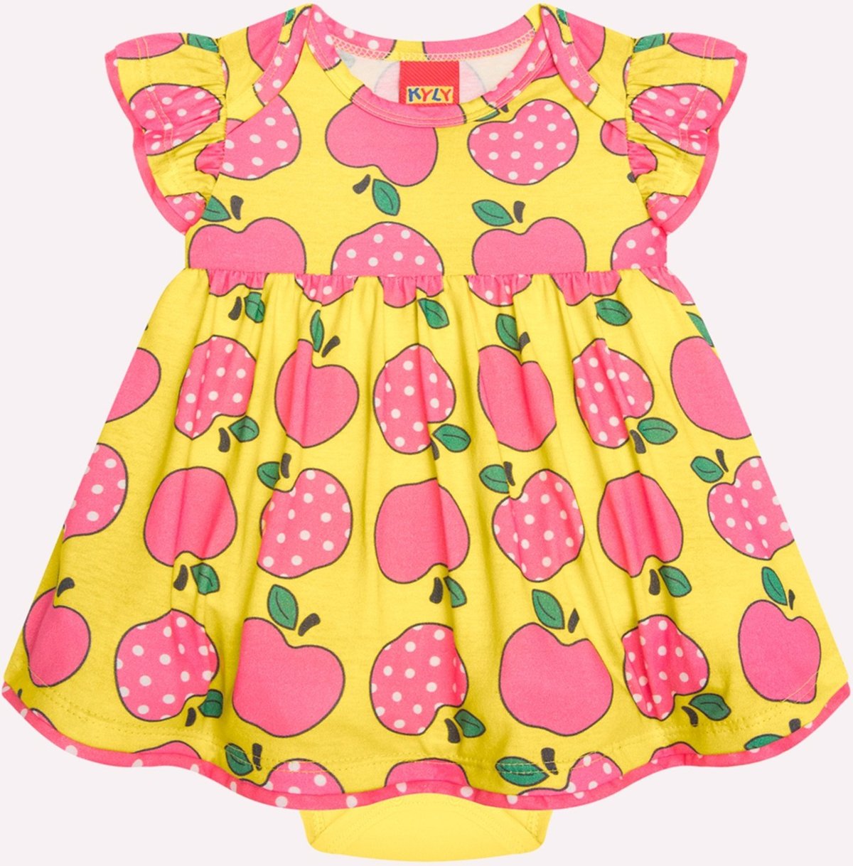 Imagem principal Infantil - Vestido Menina Maças Kyly amarelo Kyly amarelo