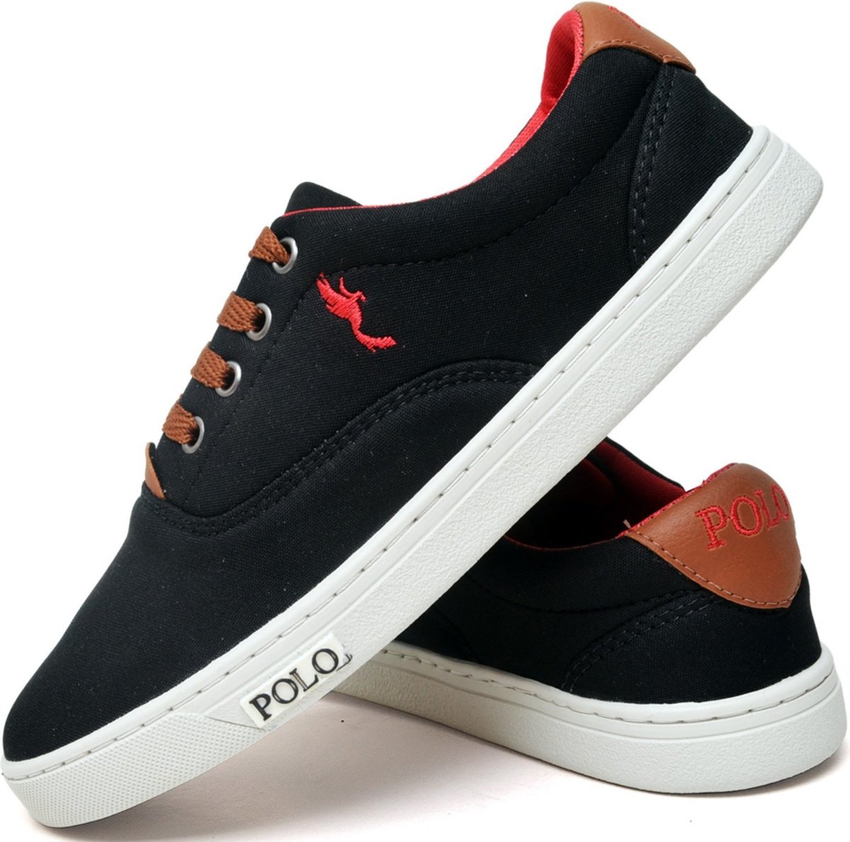 Imagem principal Infantil - Tênis Masculino Casual Juvenil Cano Baixo Polo Blu preto Polo Blu preto