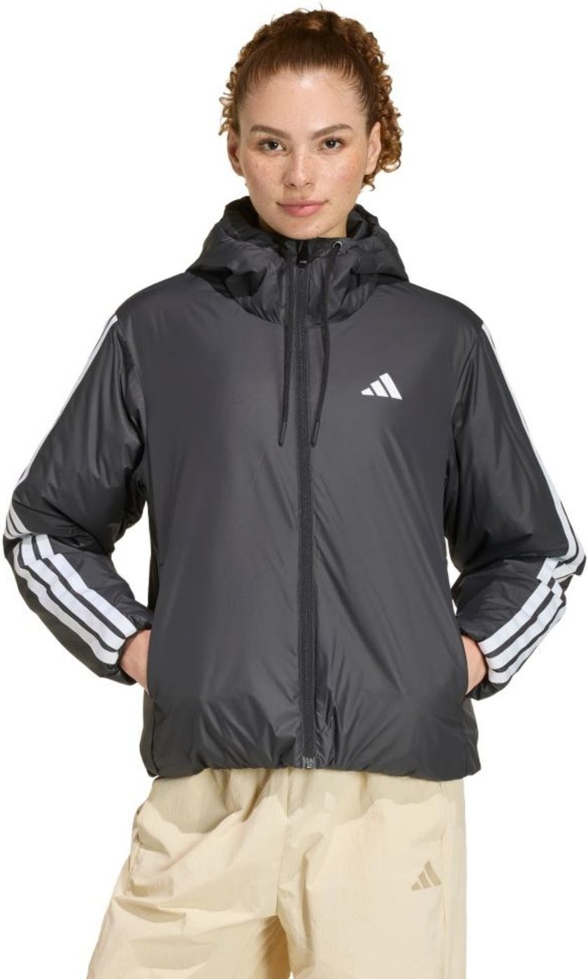 Imagem principal Jaquetas Capuz Isolamento Essentials CLIMAWARM Três Listras adidas Sportswear preto Adidas preto